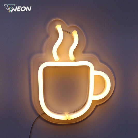 Coffee Cup Neon Sign