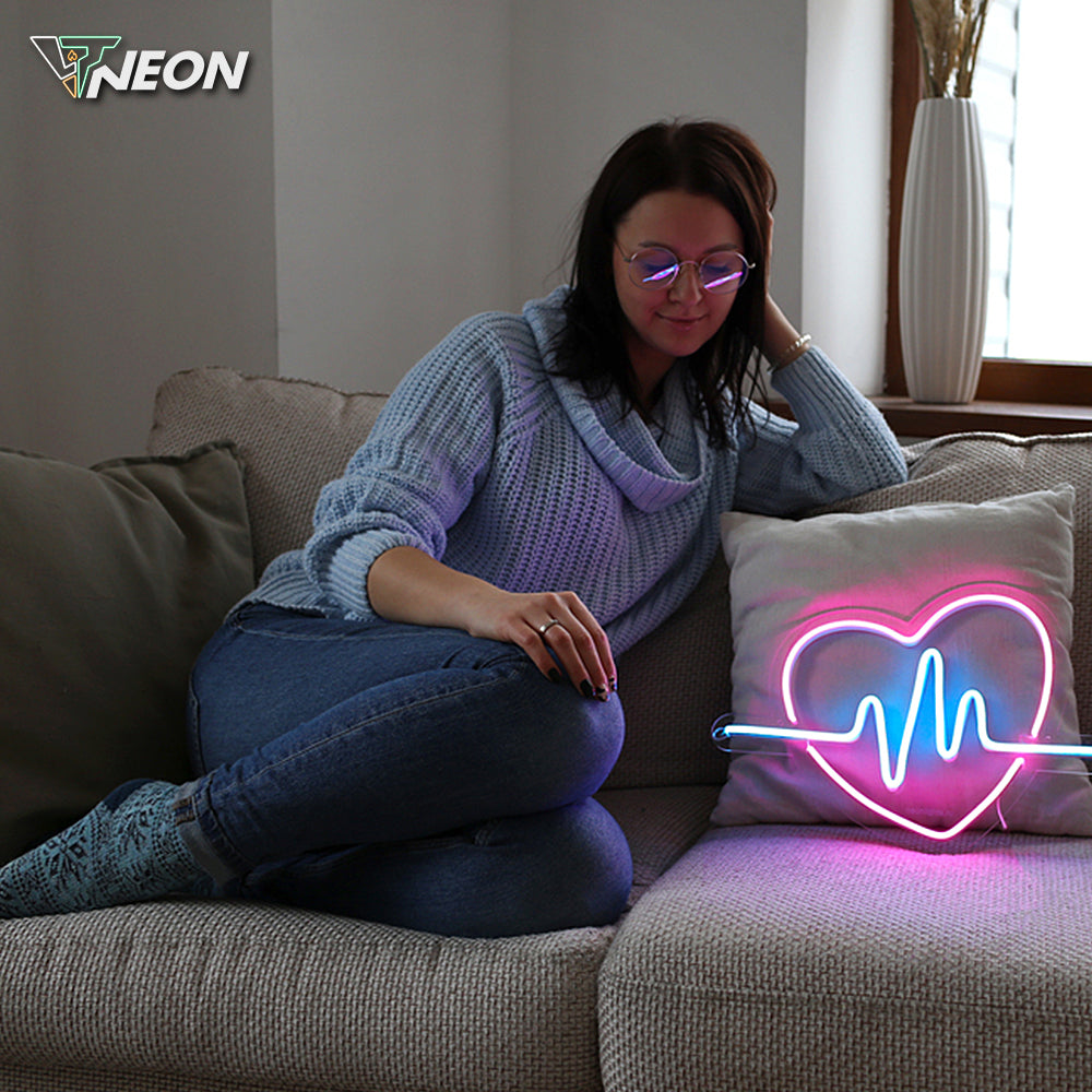 Heart Beat Neon Sign