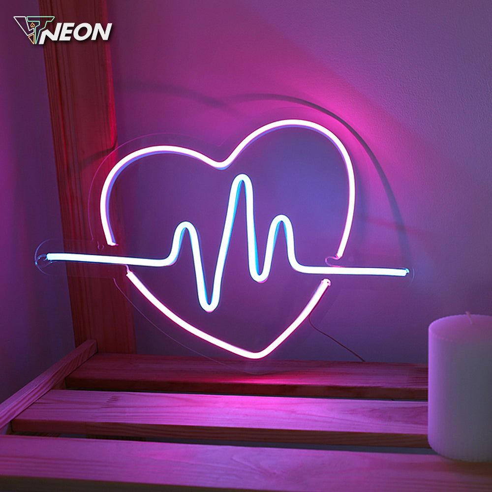 Heart Beat Neon Sign