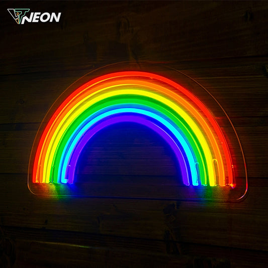 Rainbow Neon Sign