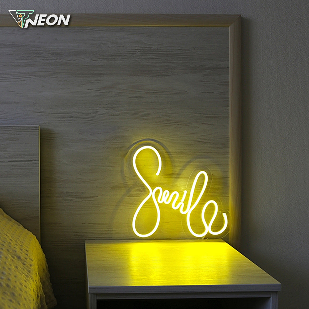 Smile Neon Sign