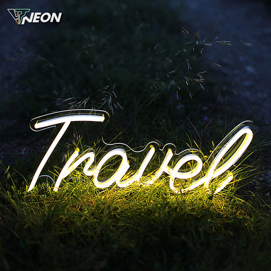 Travel Neon Sign