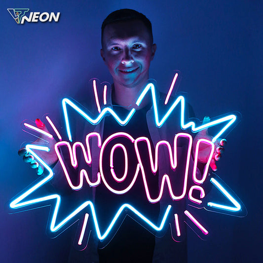 WOW Neon Sign