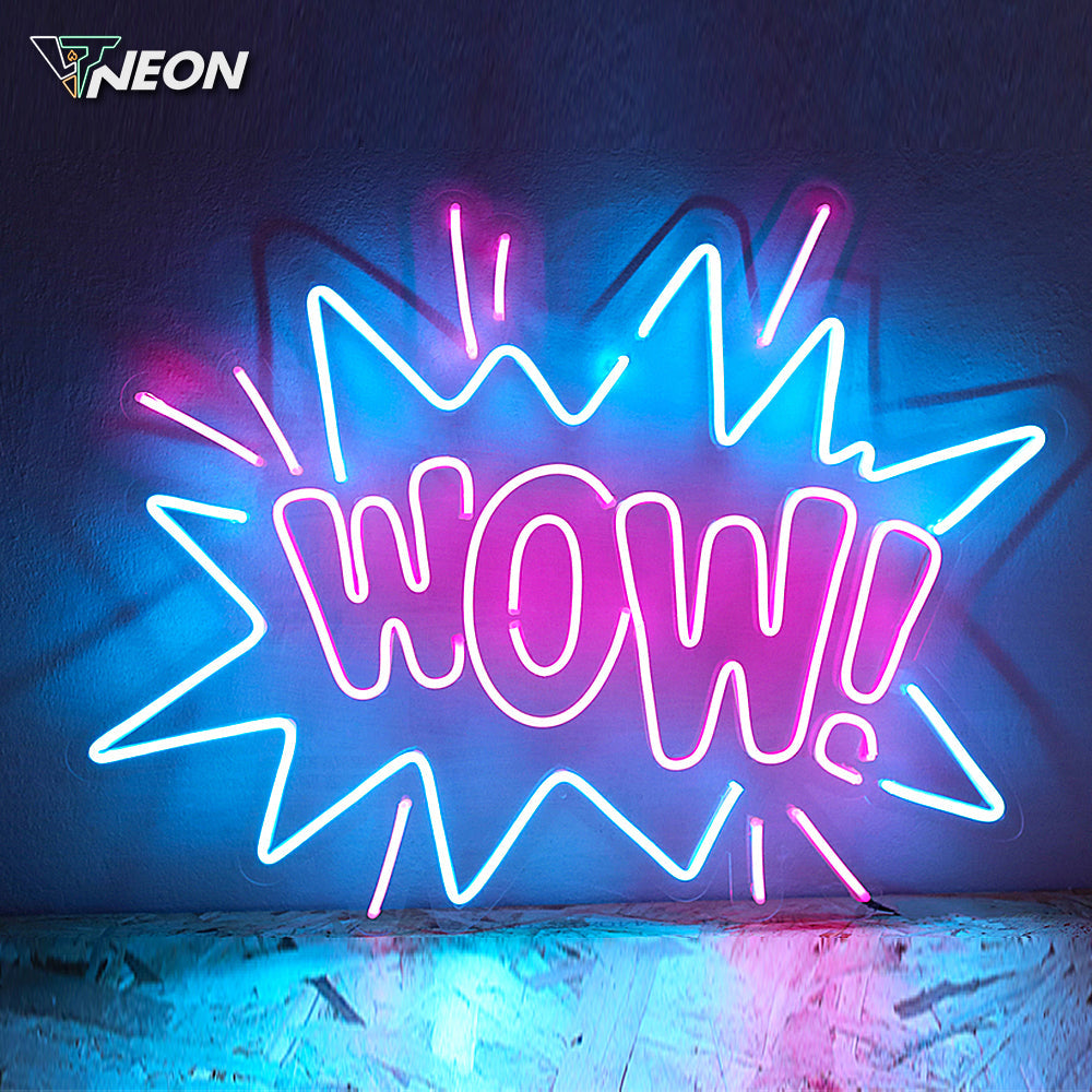 WOW Neon Sign